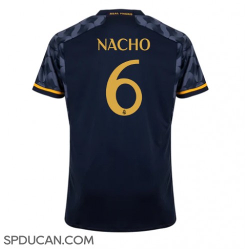 Muški Nogometni Dres Real Madrid Nacho #6 Gostujuci 2023-24 Kratak Rukav